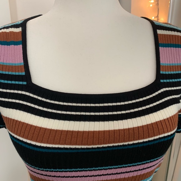 Bar III Ribbed Top - Picture 3 of 5